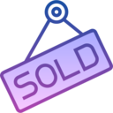 commerce and shopping,signaling,hanging,sold out